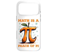 Math is a Peach of Pi Funny Pi Day Joke tee shirts for women Case for iPhone 17 Pro Max
