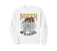 Math Is Boring Sloth Sleeping On Pi Funny Math Sweatshirt