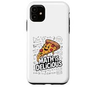 Math Is Delicious Funny Pizza Math Teacher Case for iPhone 11
