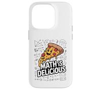 Math Is Delicious Funny Pizza Math Teacher Case for iPhone 14 Pro