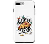 Math Is Delicious Funny Pizza Math Teacher Case for iPhone 7 Plus/8 Plus