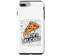 Math Is Delicious Funny Pizza Math Teacher Case for iPhone 7 Plus/8 Plus