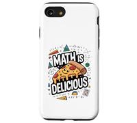 Math Is Delicious Funny Pizza Math Teacher Case for iPhone SE (2020) / 7/8