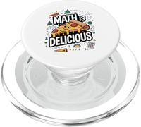 Math Is Delicious Funny Pizza Math Teacher PopSockets PopGrip for MagSafe
