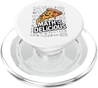Math Is Delicious Funny Pizza Math Teacher PopSockets PopGrip for MagSafe