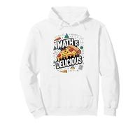 Math Is Delicious Funny Pizza Math Teacher Pullover Hoodie