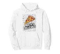 Math Is Delicious Funny Pizza Math Teacher Pullover Hoodie