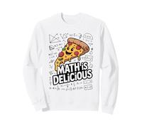 Math Is Delicious Funny Pizza Math Teacher Sweatshirt