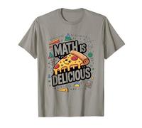 Math is Delicious Funny Pizza Math Teacher T-Shirt