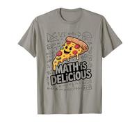 Math is Delicious Funny Pizza Math Teacher T-Shirt