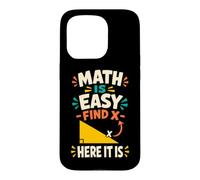 Math Is Easy Funny Algebra Geometry Teacher Case for iPhone 15 Pro