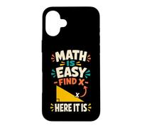 Math Is Easy Funny Algebra Geometry Teacher Case for iPhone 16 Plus