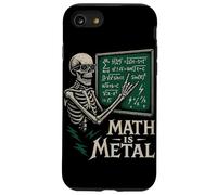 Math Is Metal Skeleton Algebra Equation Case for iPhone SE (2020) / 7 / 8