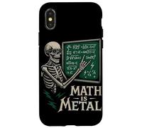 Math Is Metal Skeleton Algebra Equation Case for iPhone X/XS