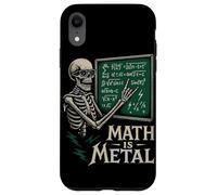 Math Is Metal Skeleton Algebra Equation Case for iPhone XR