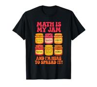 Math is My Jam and I'm Here to Spread It Groovy Math Teacher T-Shirt