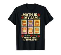 Math is My Jam and I'm Here to Spread It Math Teacher T-Shirt