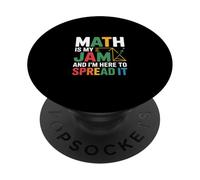 Math Is My Jam And I'm Here To Spread It Nerdy Logic ||--- PopSockets Adhesive PopGrip