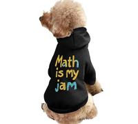 Math Is My Jam Dog Hoodies Hooded Sweatshirts Pet Costmes Puppy Pullover Cat Clothes Top