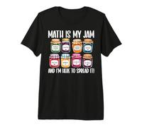 Math is My Jam Funny Math Teacher Algebra Calculus Student Premium T-Shirt