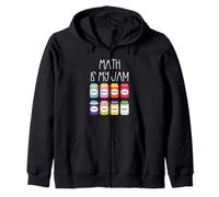 Math Is My Jam Math Teacher STEM Classroom Algebra Geometry Zip Hoodie