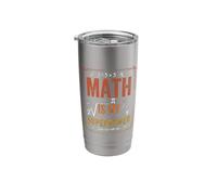 Math is My Superpower, Funny Math Lover Stainless Steel Insulated Tumbler