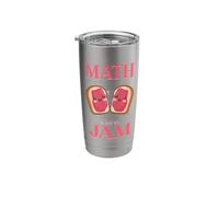 Math is Not My Jam Mathematics Mathematician Funny Math Stainless Steel Insulated Tumbler