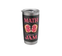 Math is Not My Jam Mathematics Mathematician Funny Math Stainless Steel Insulated Tumbler