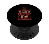 Math is Queen All Sciences Funny Math Student Teacher Gift PopSockets Adhesive PopGrip