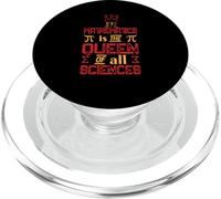 Math is Queen All Sciences Funny Math Student Teacher Gift PopSockets PopGrip for MagSafe