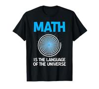 Math is The Language of The Universe Pi Spiral T-Shirt