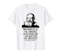 Math is THE Language WHICH GOD HAS Written Galileo Quote T-Shirt