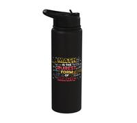 Math is The Purest Form of Magic Mathematics Nerd Math Stainless Steel Insulated Water Bottle