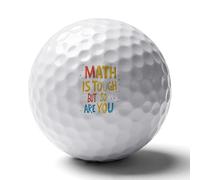 Math Is Tough But So Are You Golf Balls Rubber Practice for Training for Backyard Beginner