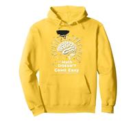 Math is Tough But So Are You Inspirational Brain Power Pullover Hoodie, Adult Unisex, Lemon, XL