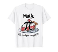 Math It's Really Easy As Pi Sarcastic School Saying for Teen T-Shirt