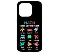 Math Keeps You Balanced Kids Learning School Humor Case for iPhone 15 Pro