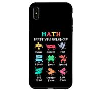Math Keeps You Balanced Kids Learning School Humor Case for iPhone XS Max