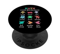 Math Keeps You Balanced Kids Learning School Humor PopSockets Adhesive PopGrip