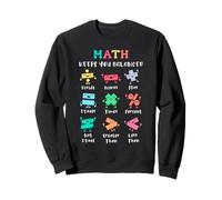 Math Keeps You Balanced Kids Learning School Humor Sweatshirt