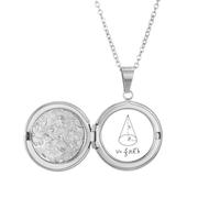 math kowledge circular c volume Locket Necklace Hold Picture Jewelry Birthday Gift