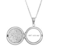 Math Kowledge Derivative Formula Locket Necklace Hold Picture Jewelry Birthday Gift