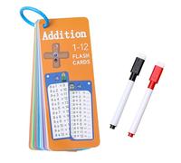 Math Learning Aid Multiplication Math Practice Cards Mathematics Education Cards Flashcards Facts Flashcards Kids Educational Tool