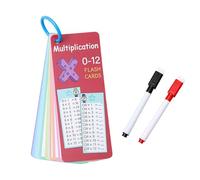 Math Learning Aid Multiplication Practice Cards Mathematics Education Cards Flashcards Facts Flashcards Kids Educational Tool