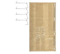 Math Learning Fabric Display with Cards for School Teachers | Stainless Steel Hooks and Removable Cards, Educational Resource for Teaching Place Value Concepts