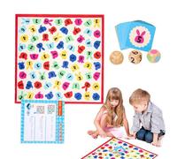 Math Learning Games - Preschool Activity Toy, Animal Kingdom Board, Educational Math Game for Kids, Interactive Classroom Teaching Aid, Fun Early Education Skill Building Play Set