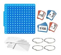 Math Learning Kit, Math Flash Cards, Arithmetic Practice Set Educational Games Times Tables and Addition Maths Toy for Home Classroom School Birthday 1pcs
