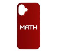 Math Lover STEM Algebra Geometry Calculus Minimalist Design Case for iPhone 16