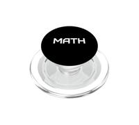 Math Lover STEM Algebra Geometry Calculus Minimalist Design PopSockets PopGrip for MagSafe