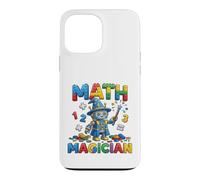 Math Magician Robot Block Builder Wizard Case for iPhone 13 Pro Max